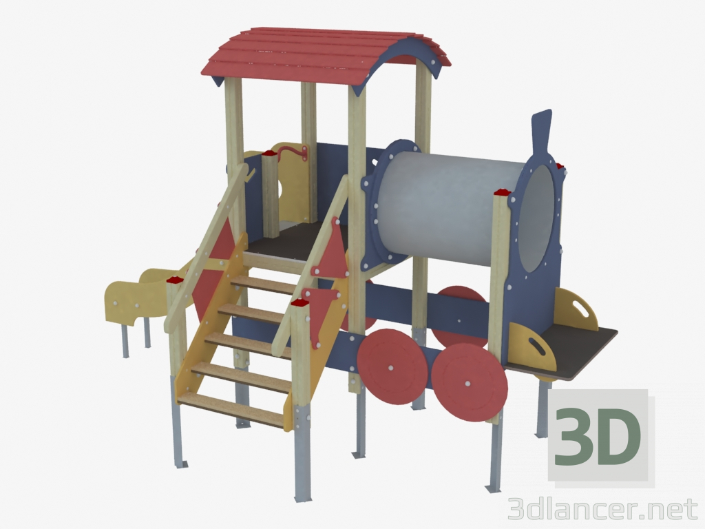 3D modeli Çocuk oyun kompleksi (5127) - önizleme