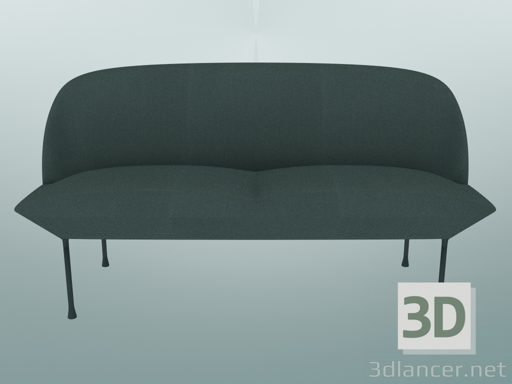 3D Modell Doppelsofa Oslo (Steelcut 180, Dunkelgrau) - Vorschau