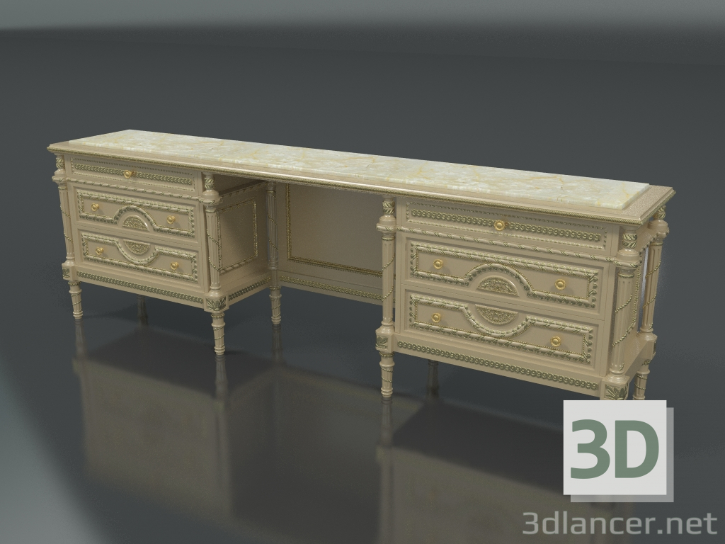 3d model Tocador (art. 14216) - vista previa