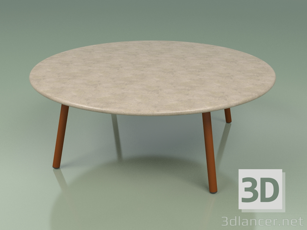 3D Modell Couchtisch 012 (Metallrost, Farsena Stone) - Vorschau