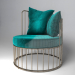 sillón de recepción de estilo oft 3D modelo Compro - render