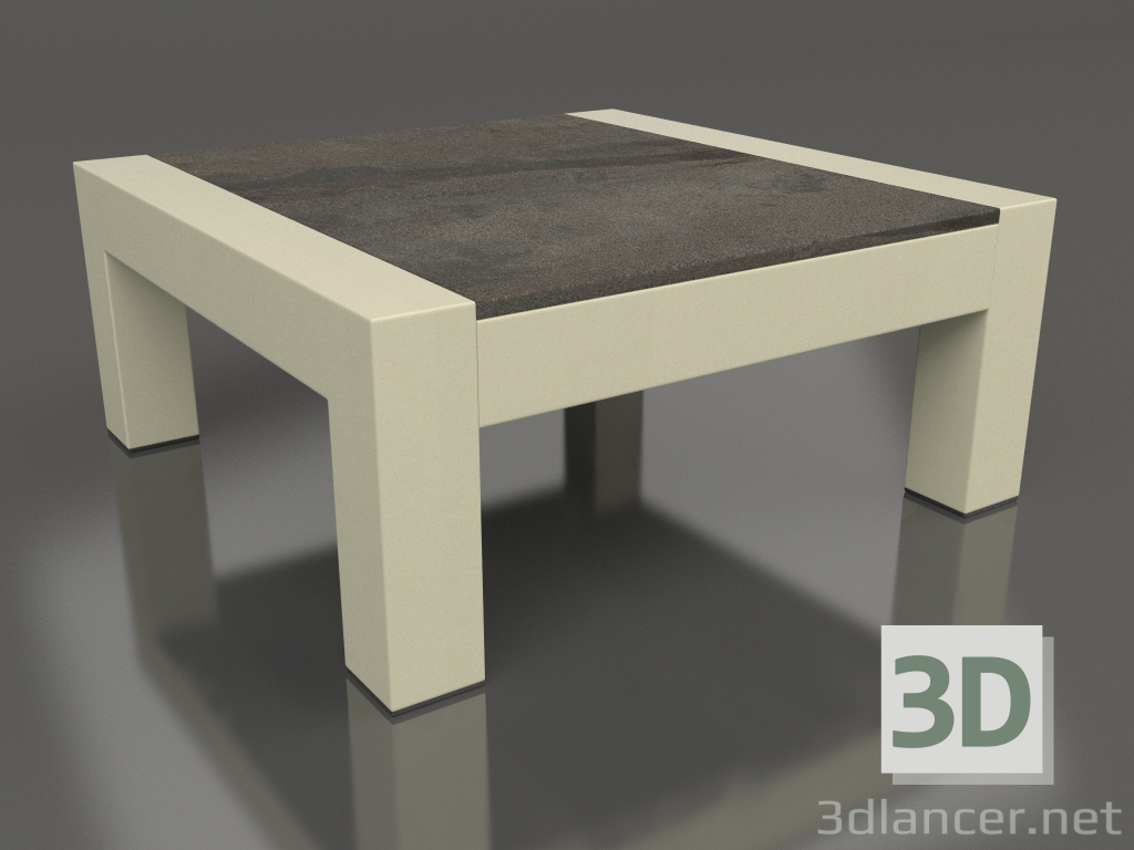 3d модель Бічний стіл (Gold, DEKTON Radium) – превью