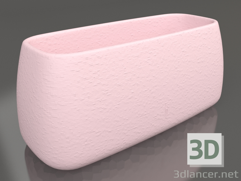 3D modeli Bitki saksısı 5 (Pembe) - önizleme