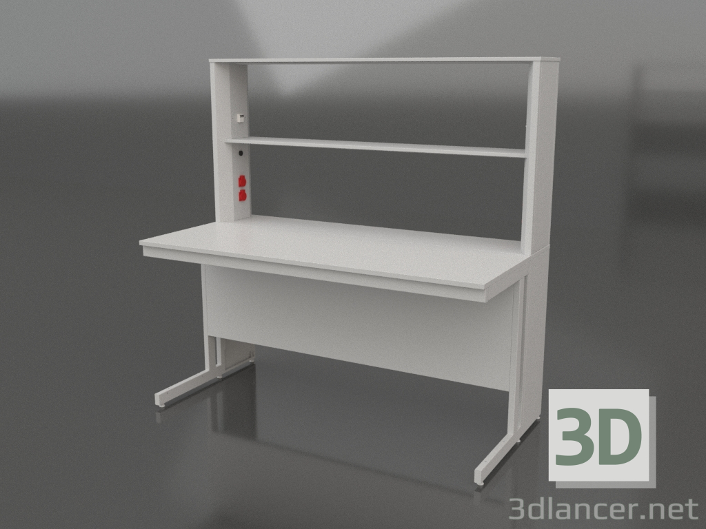3d model Laboratory chemical table (with attachment) 1800 SPT 900 - preview 3d model Laboratory chemical table (with attachment) 1800 SPT 900 - preview