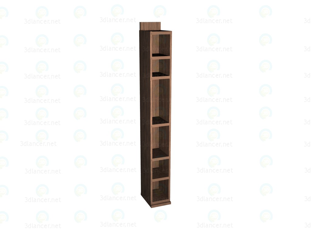 3d model Estante estrecha - vista previa