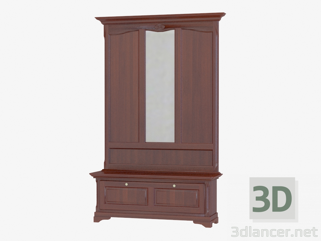 3D modeli FS3311 ve FS3312 koridor (dışkı ile askı) - önizleme