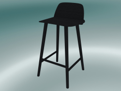 Tabouret de bar Nerd (65 cm, Noir)