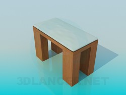 Tabouret avec jambes massives