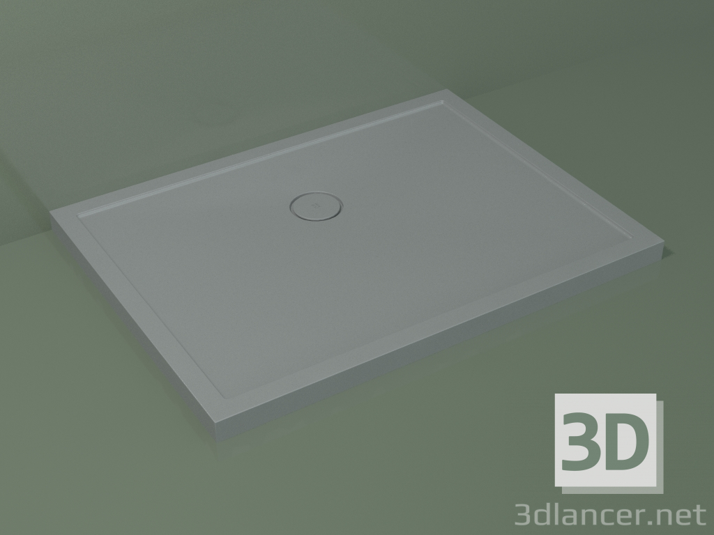 3d model Plato de ducha Medio (30UM0131, Silver Grey C35, 120x90 cm) - vista previa