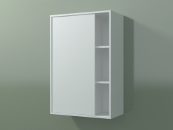 Wall cabinet with 1 left door (8CUCBCD01, Glacier White C01, L 48, P 24, H 72 cm)