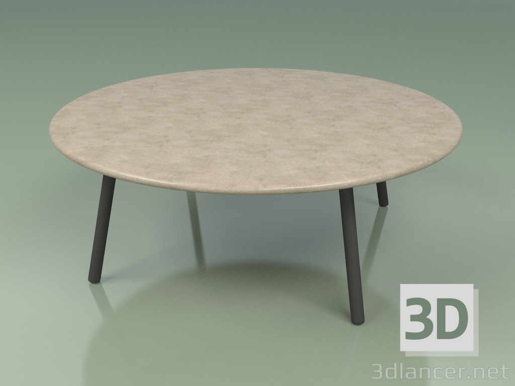 3D Modell Couchtisch 012 (Metal Smoke, Farsena Stone) - Vorschau