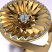 3d Lotus ring model buy - render