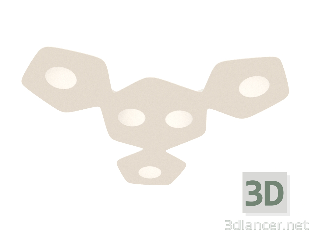 3d model Ceiling lamp (6641) - preview