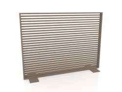 Cloison aluminium 150x110 (Bronze)