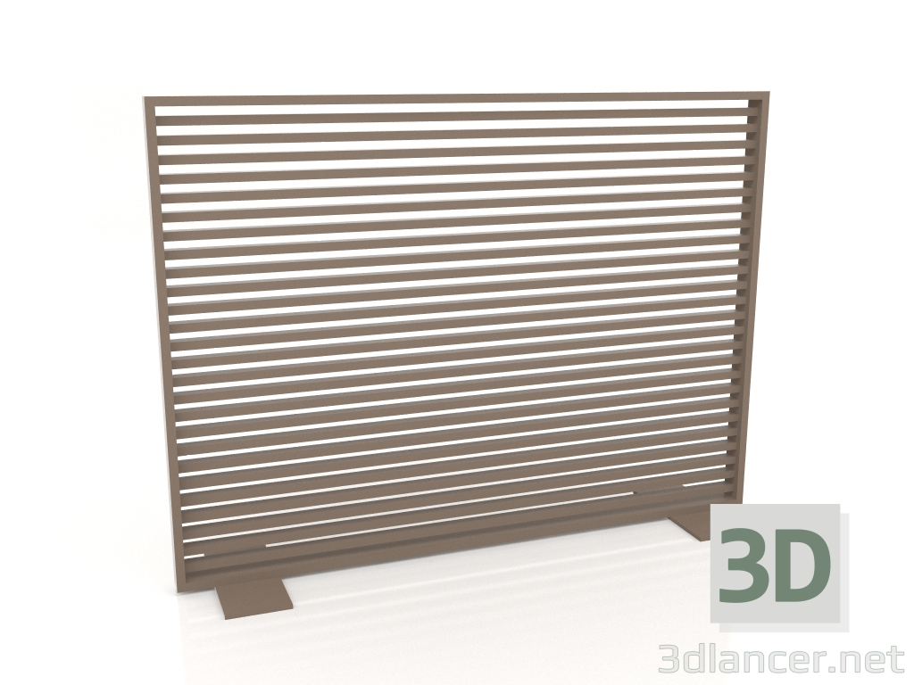 Modelo 3d Divisória em alumínio 150x110 (Bronze) - preview