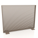 modèle 3D Cloison aluminium 150x110 (Bronze) - preview