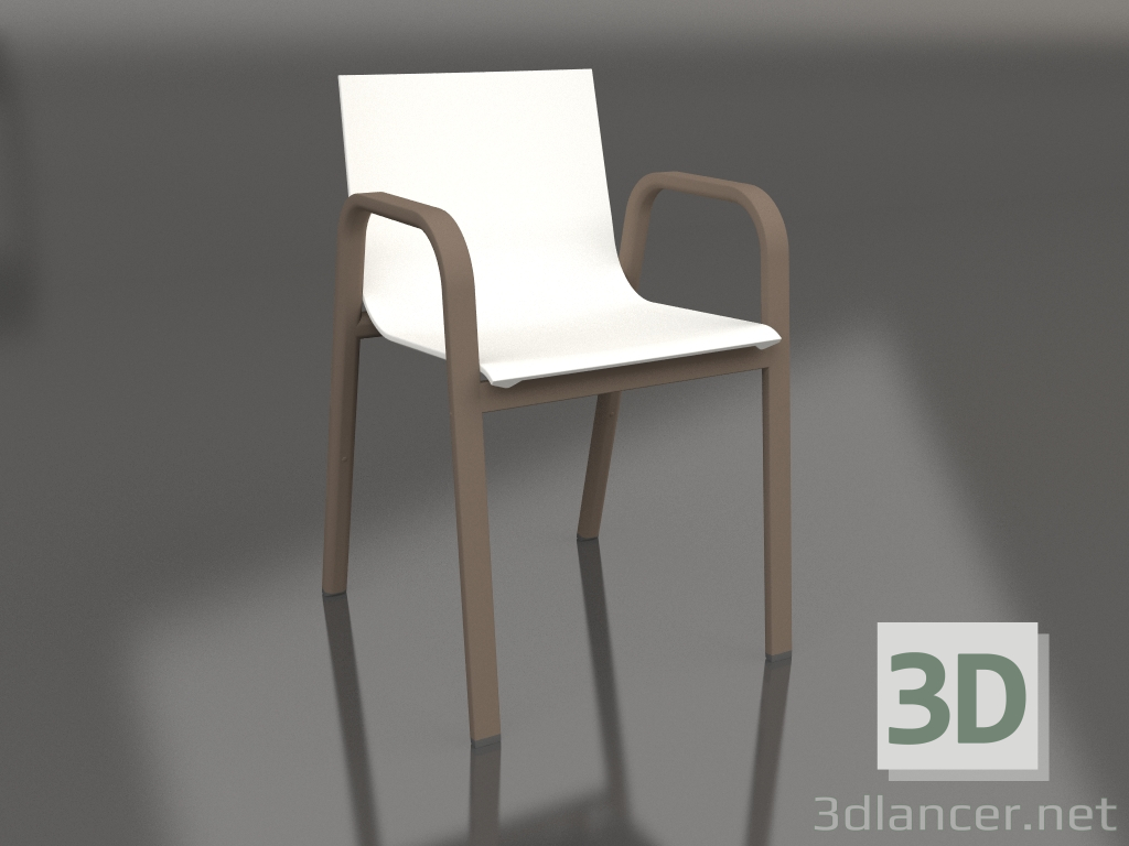 Modelo 3d Cadeira de jantar modelo 3 (Bronze) - preview