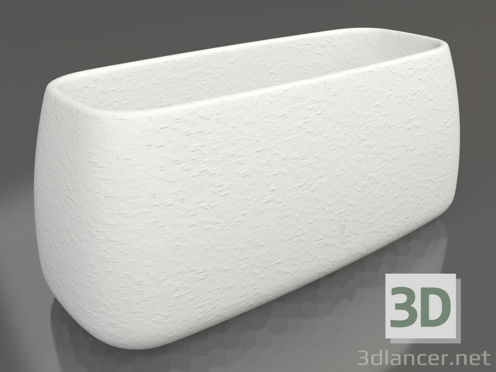 modello 3D Vaso per piante 5 (grigio) - anteprima