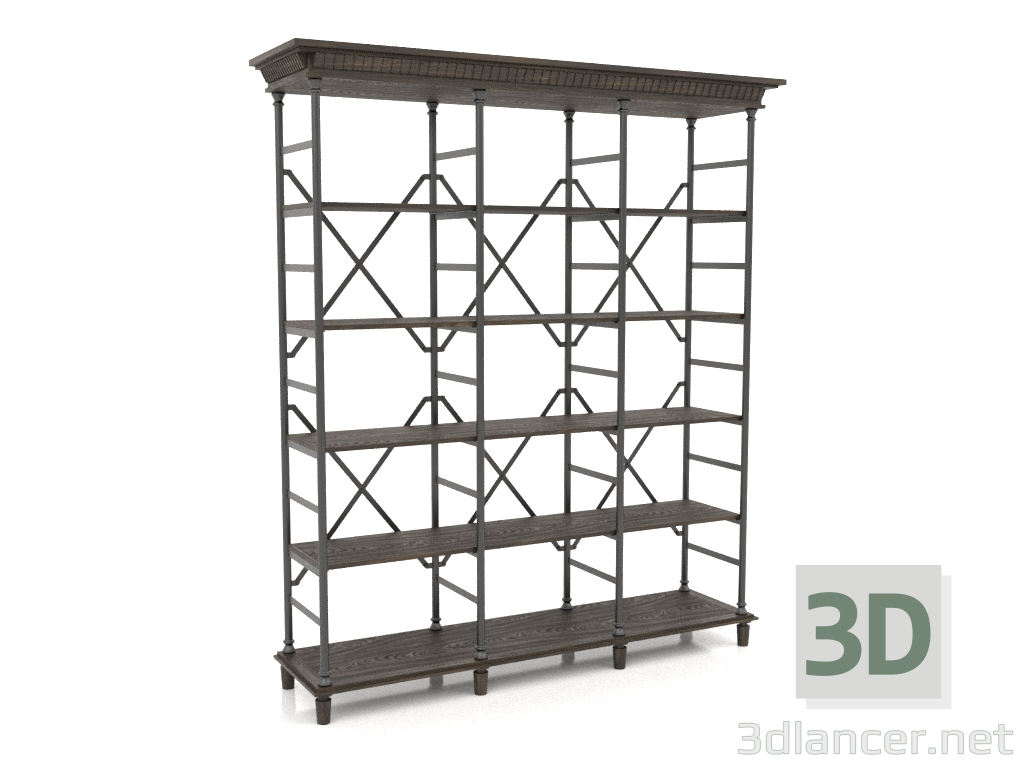 3d model Rack (3 sections) - preview