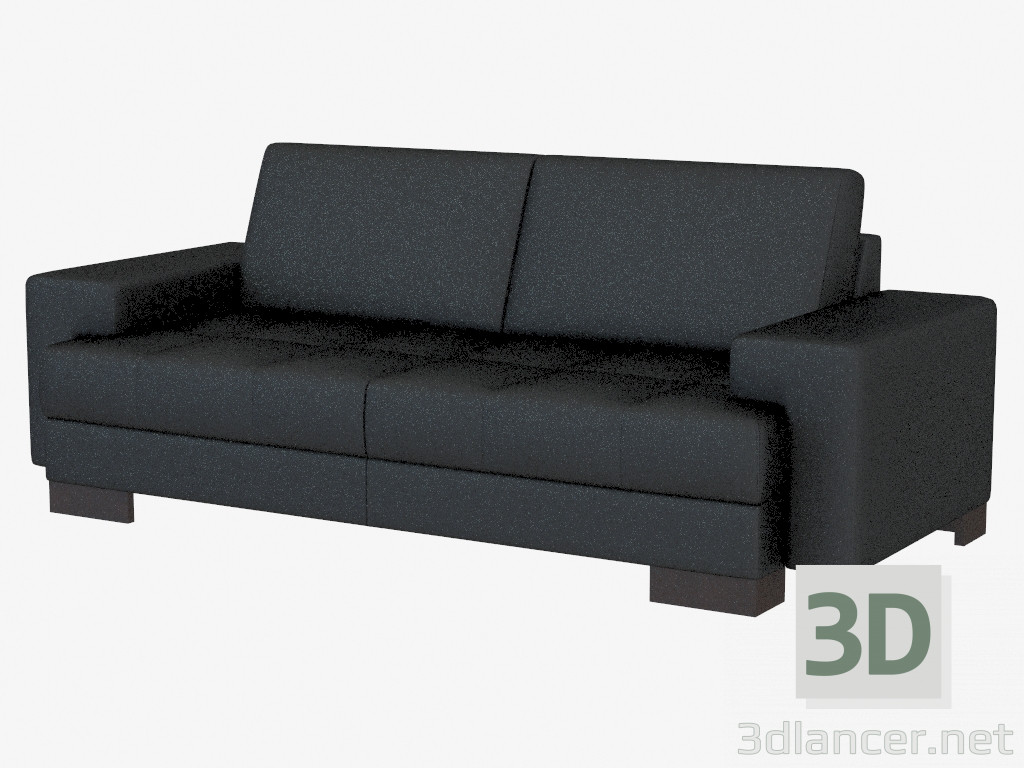 3D Modell Ledersofa modernes Kai - Vorschau