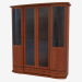 3d model The furniture wall for a four-section cabinet (4821-85) - preview