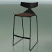 modèle 3D Tabouret de bar empilable 3713 (avec coussin, noir, V39) - preview