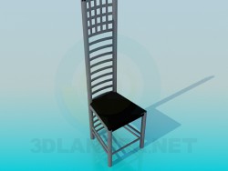 Chair with high backrest