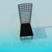 3d model Silla con respaldo alto - vista previa