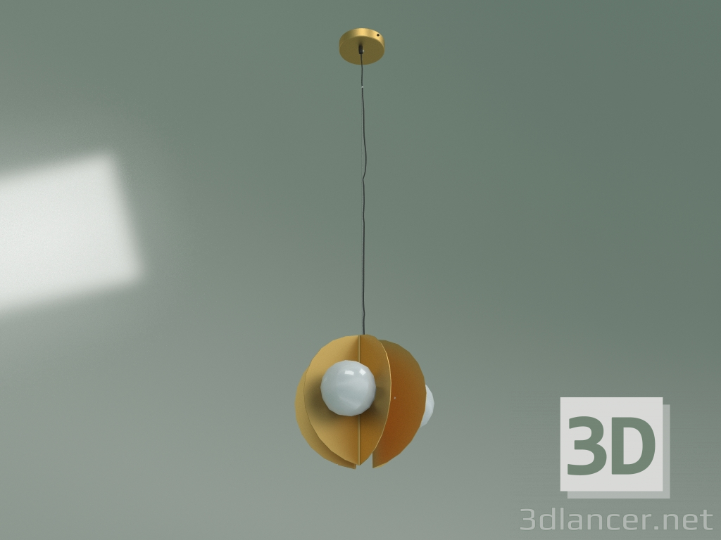 3d model Pendant lamp 50144-3 (gold) - preview