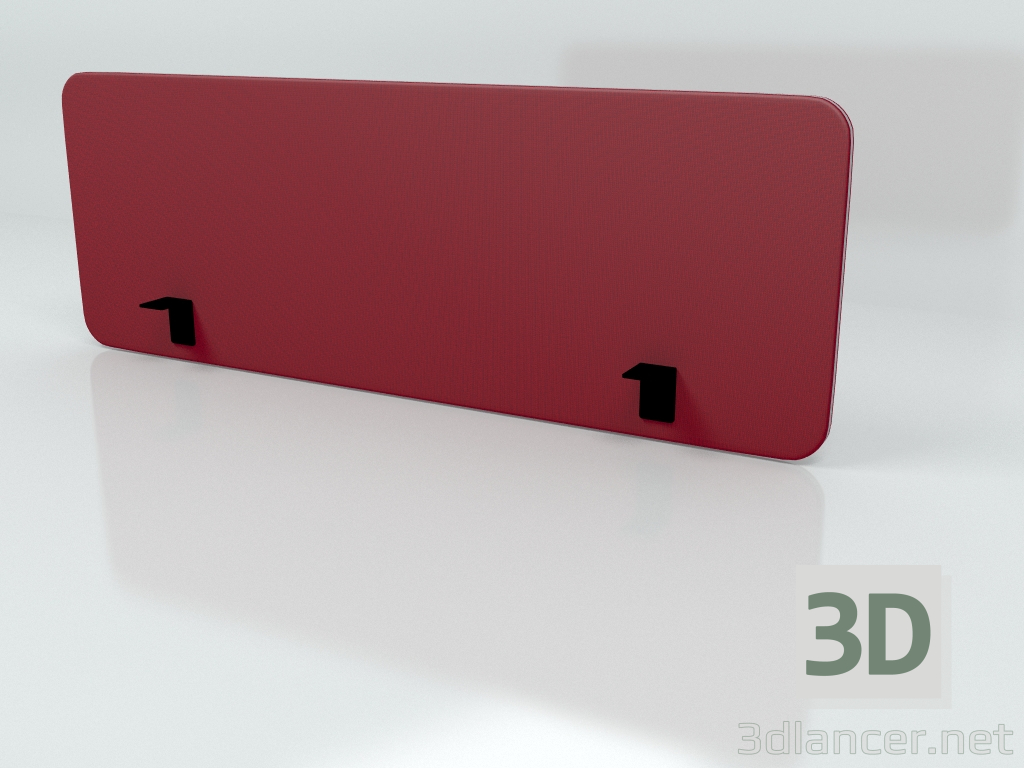 Modelo 3d Tela Acústica Mesa Bancada Lateral Twin ZUT41 (1400x500) - preview