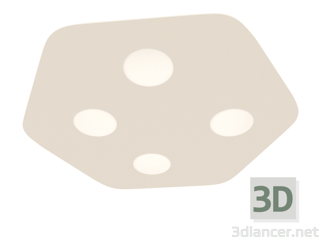 3d model Ceiling lamp (6642) - preview