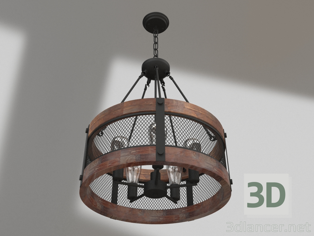 Modelo 3d Luminária pendente Vittoria (FR4561-PL-05-B) - preview