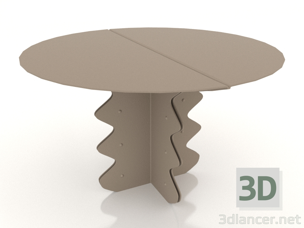 Modelo 3d Mesa de centro 65 x 40 cm (bege) - preview