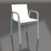 3d model Silla de comedor modelo 3 (Gris azul) - vista previa