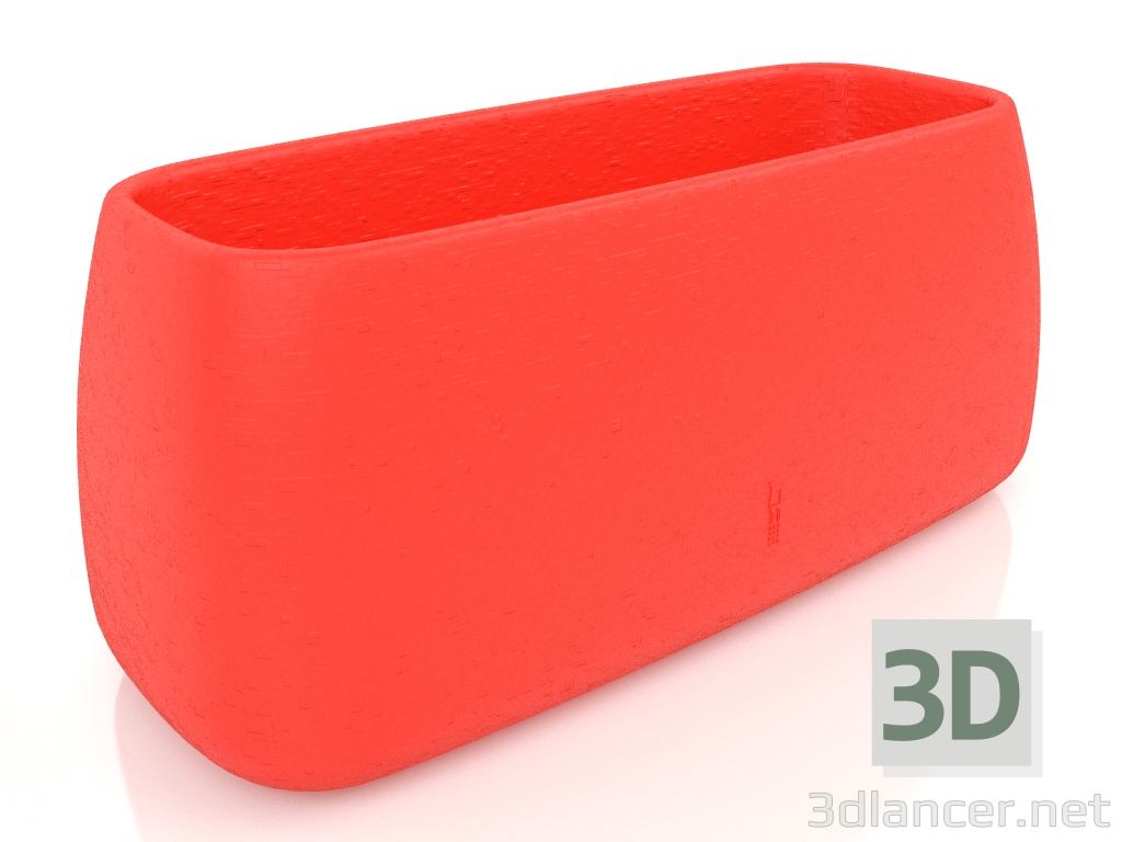 Modelo 3d Vaso 5 (Vermelho) - preview