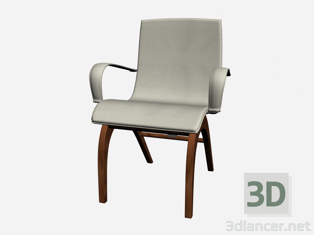 3d model Silla con brazos HERMAN línea - vista previa