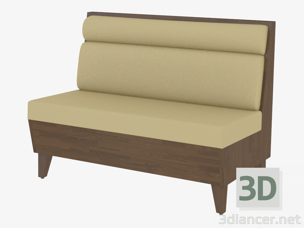 3d model Sofá doble moderno Kalina R Settee - vista previa