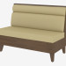 3d model Sofá doble moderno Kalina R Settee - vista previa