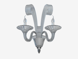 Sconce in glass (W110218 2grey)