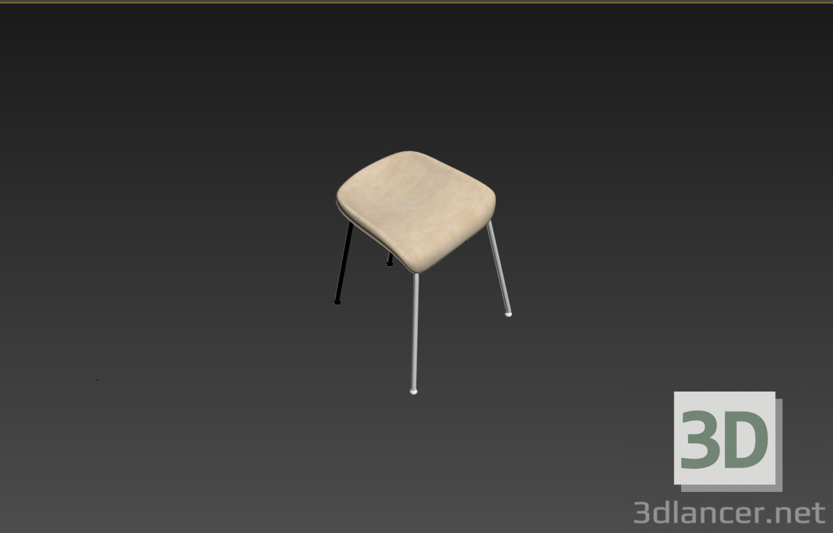 Taburete de cocina 3D modelo Compro - render