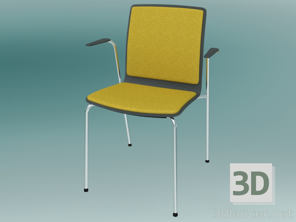 3d model Silla de visita (K32H 2P) - vista previa