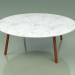 3d model Mesa de centro 012 (Metal Rust, Carrara Marble) - vista previa