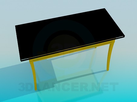 Modelo 3d Mesa com gaveta - preview