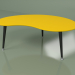 modèle 3D Table basse Kidney (jaune-moutarde) - preview