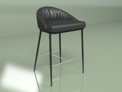 Semi-bar chair Sheldon Black