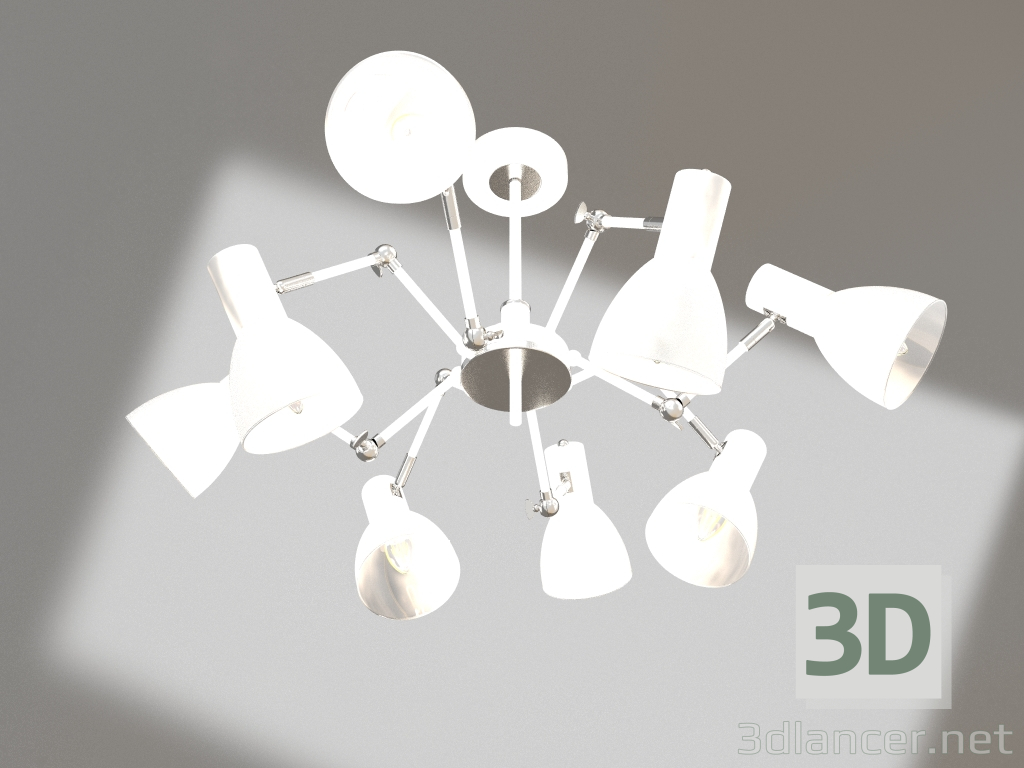 Modelo 3d Lustre Avery (FR5080PL-08W) - preview