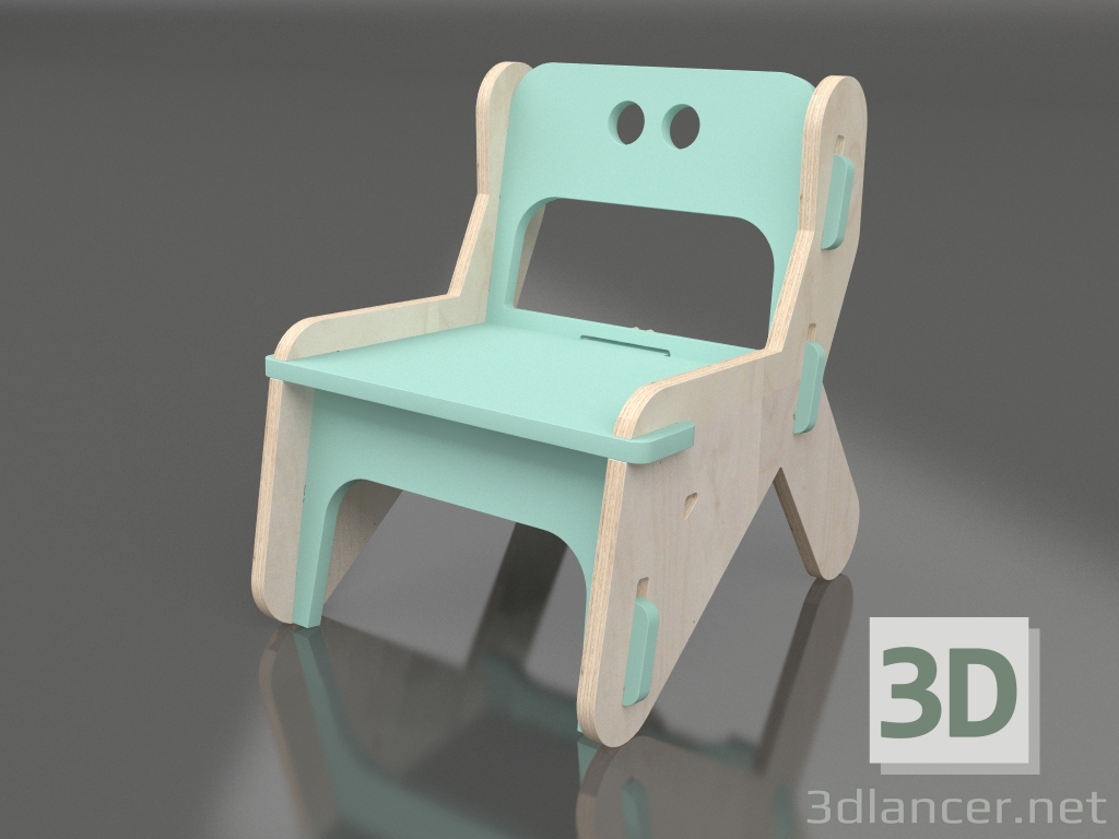 modello 3D Sedia CLIC C (CTCC00) - anteprima