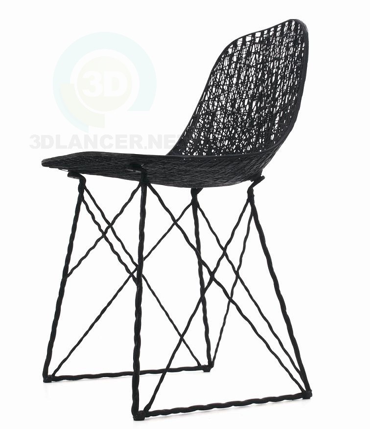 3D modeli carbon chair - önizleme