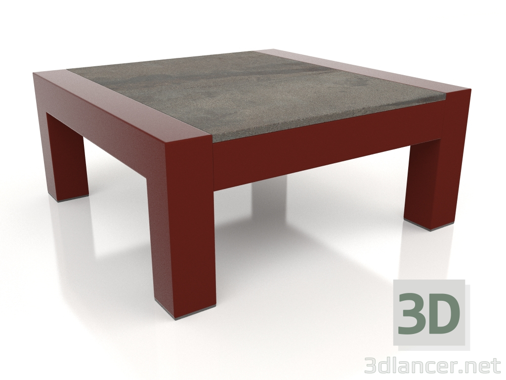 modèle 3D Table d'appoint (Vin rouge, DEKTON Radium) - preview