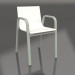 3d model Silla de comedor modelo 3 (Gris cemento) - vista previa